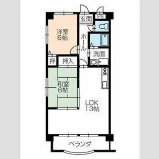 ディルーエ【503号室】の間取り