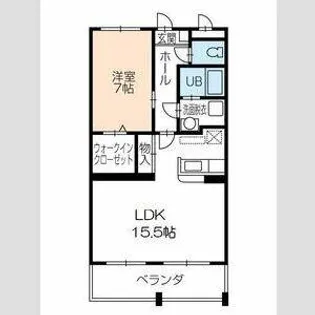 グランシャリオ【303号室】の間取り