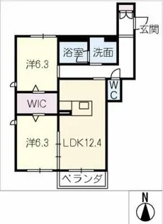 メゾン オリエント【2階】の間取り