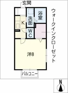 プチメゾン塩釜【1階】の間取り