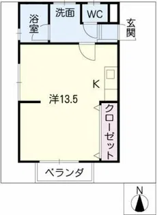 アパートYMD【3階】の間取り