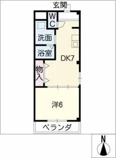 サンライズ2000【1階】の間取り