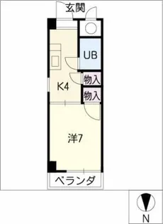 マルベリーマンション【2階】の間取り