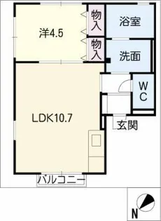 Luz del sol【2階】の間取り