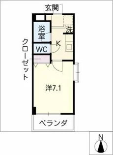 グランドベル【3階】の間取り