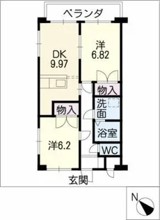 リバティ【2階】の間取り