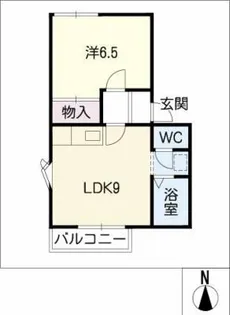 ル ソレーユ社台【2階】の間取り