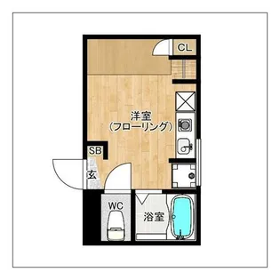 グローリーハイツ吉塚【403号室】の間取り