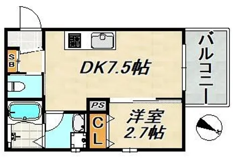 グルーブメゾン須磨東町【1階】の間取り