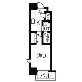 リシュドール鶴舞公園【14階】の間取り