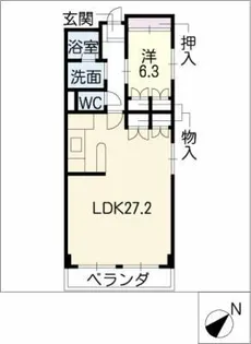 ニューウエスト児玉【2階】の間取り