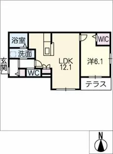 Levante【1階】の間取り