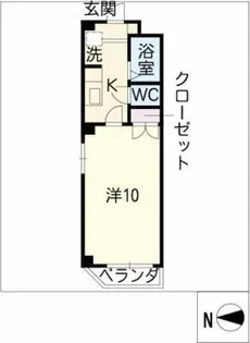 グレース シャトー【1階】の間取り