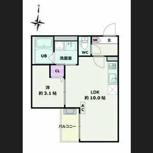 Jack sone1【2階】の間取り