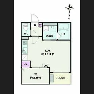 Jack soneⅠ【1階】の間取り