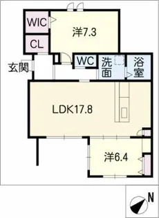 シュロスベルグ【1階】の間取り