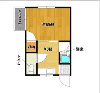 リッツ城西【205号室】の間取り