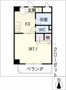 真々山房【2階】の間取り