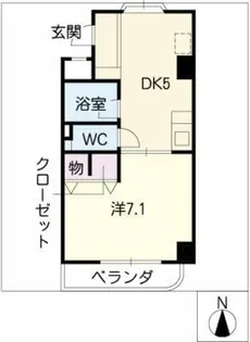 真々山房【3階】の間取り