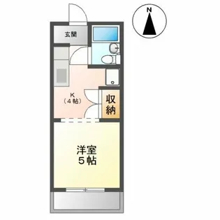 エルタウン中畑【1階】の間取り