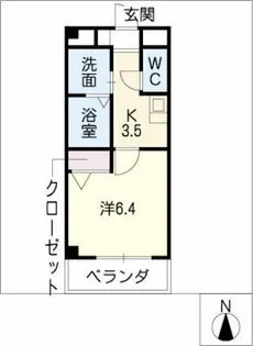 カーサ11【1階】の間取り