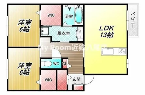エミネンス【1階】の間取り
