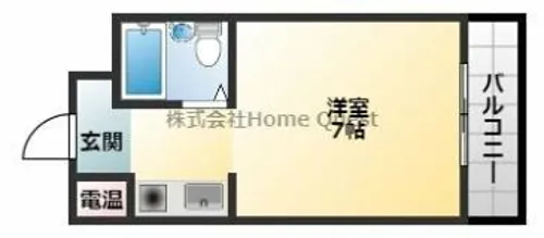 サンパレス布施【8階】の間取り