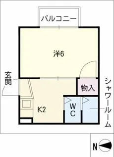 美邦ハイツパートⅤ【2階】の間取り