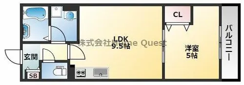 PARKSIDE MITO【2階】の間取り