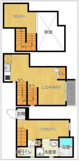 DreamStage吉塚bloom(ブルーム)【103号室】の間取り