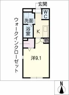 3flat【1階】の間取り
