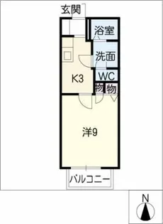 エトワール三好ヶ丘 A棟【1階】の間取り