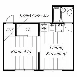 明和荘【2階】の間取り