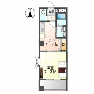 リバパレス鶴舞【10階】の間取り