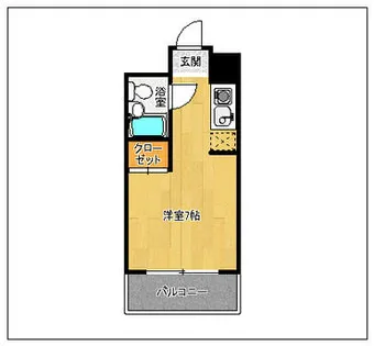 メゾン・ド・西新【303号室】の間取り