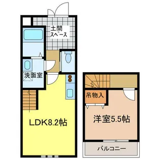 スリーハーブズ狭山Ⅰ番館【1階】の間取り