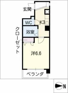 LIFE壱番館【1階】の間取り