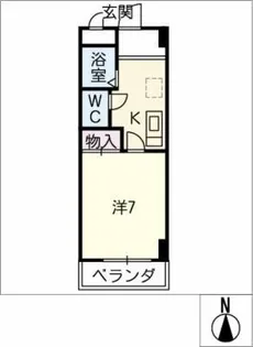 シャンフレ【3階】の間取り