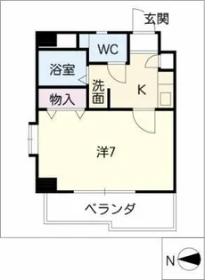 エクセレント光栄【4階】の間取り