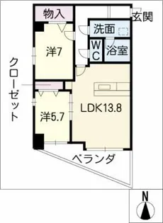 GRAN ANEWDJ【4階】の間取り