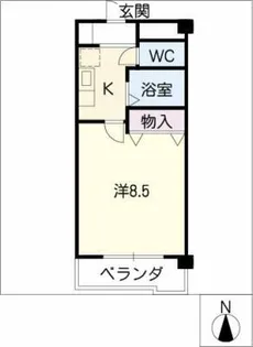 サンプラスⅢ【2階】の間取り