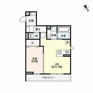 GRAND AGUN(グランド アグン)【2階】の間取り