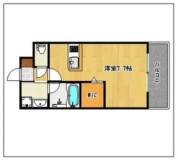 1Rの間取り画像