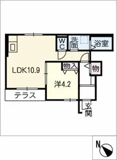 ルピナス【1階】の間取り