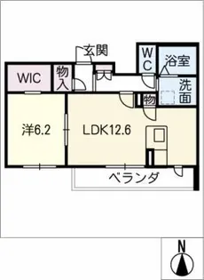ロンサール一社【2階】の間取り