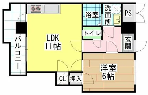 ヴィレッジ皆好園【9階】の間取り