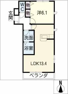 ルミナスコート【1階】の間取り