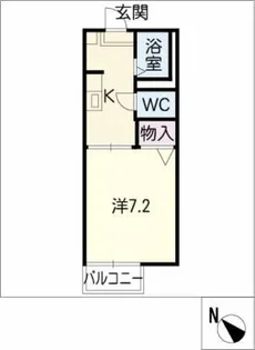 グリーンハイツ清和【2階】の間取り