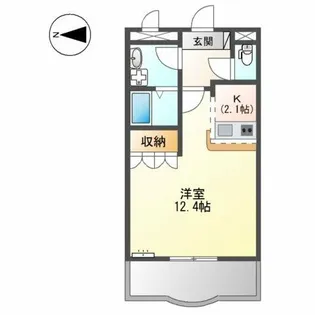 FKハウス横吹【1階】の間取り