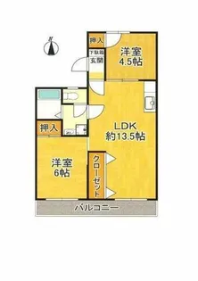 エルハイツ金剛【2階】の間取り